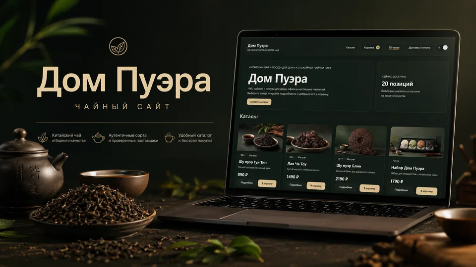 Демо интернет-магазина Дом Пуэра