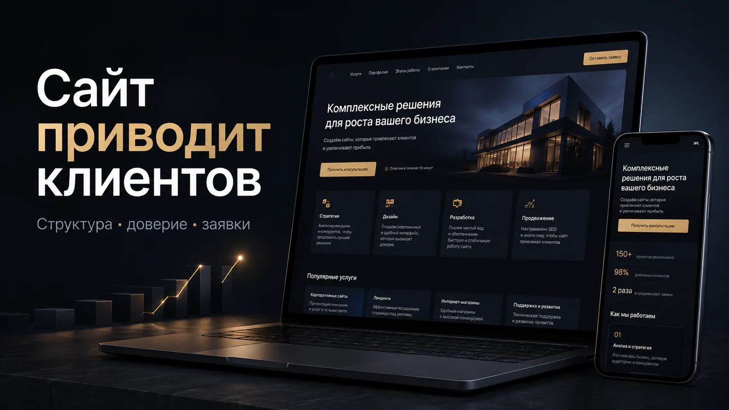 Сайт как инструмент для задач бизнеса